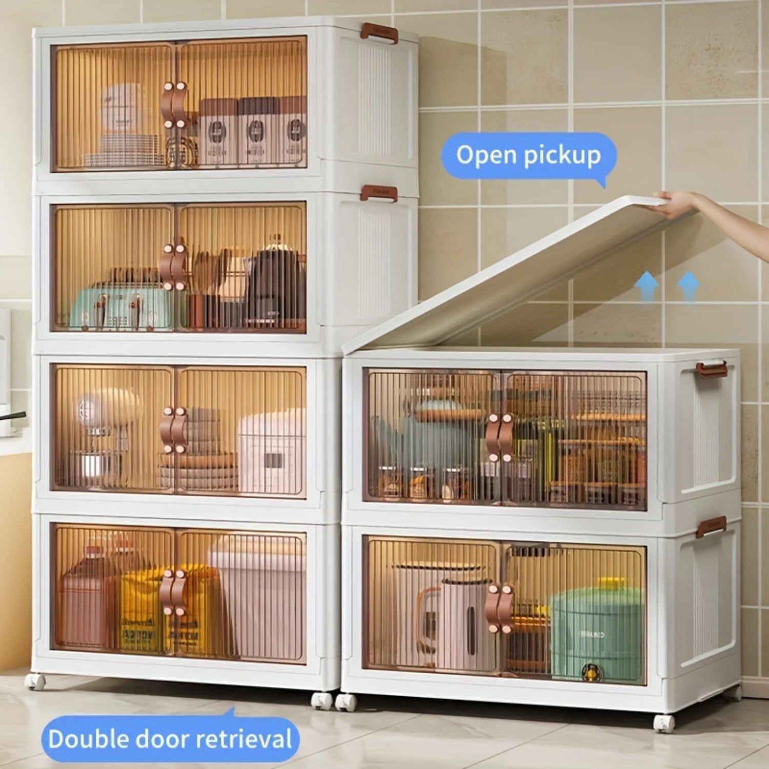 5-layer folding storage box magnetic cabinet door plastic drawer storage rack suitable for bedrooms study rooms toy rooms offices easy and convenient to move multi-layer storage box – Practical Home Organization for Flexible Room-to-Room Use