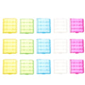 30 Pcs Battery Lithium Storage Box Organizer Container Safety – Multiroom Organization Format for Flexible Room-to-Room Use
