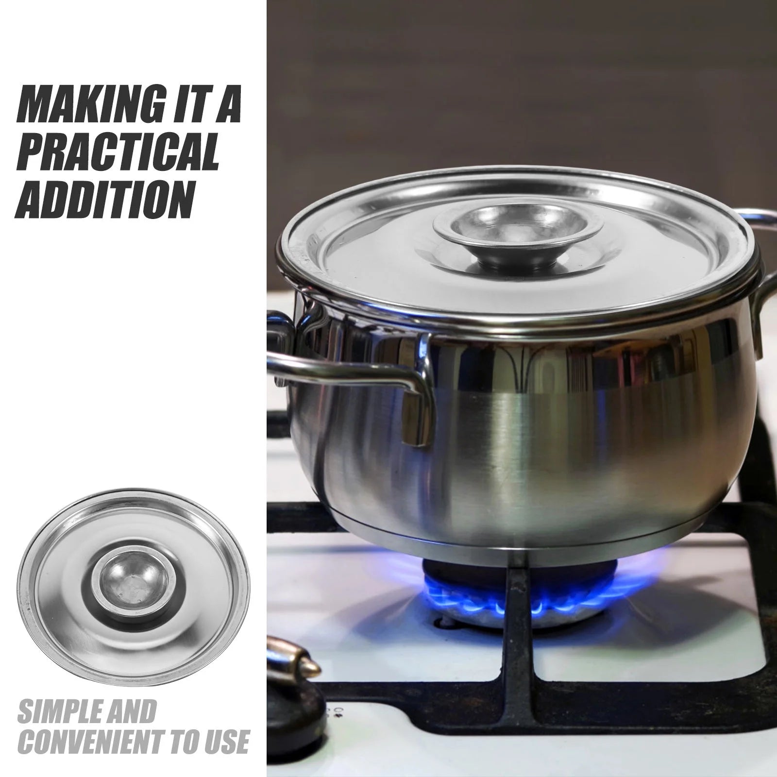 unbranded Sturdy Stainless Steel Pot Lid Mini Bowl Lid For Kitchen Cookware Small Pan Effortless Cleaning – Durable Stainless Steel Construction for Flexible Room-to-Room Use