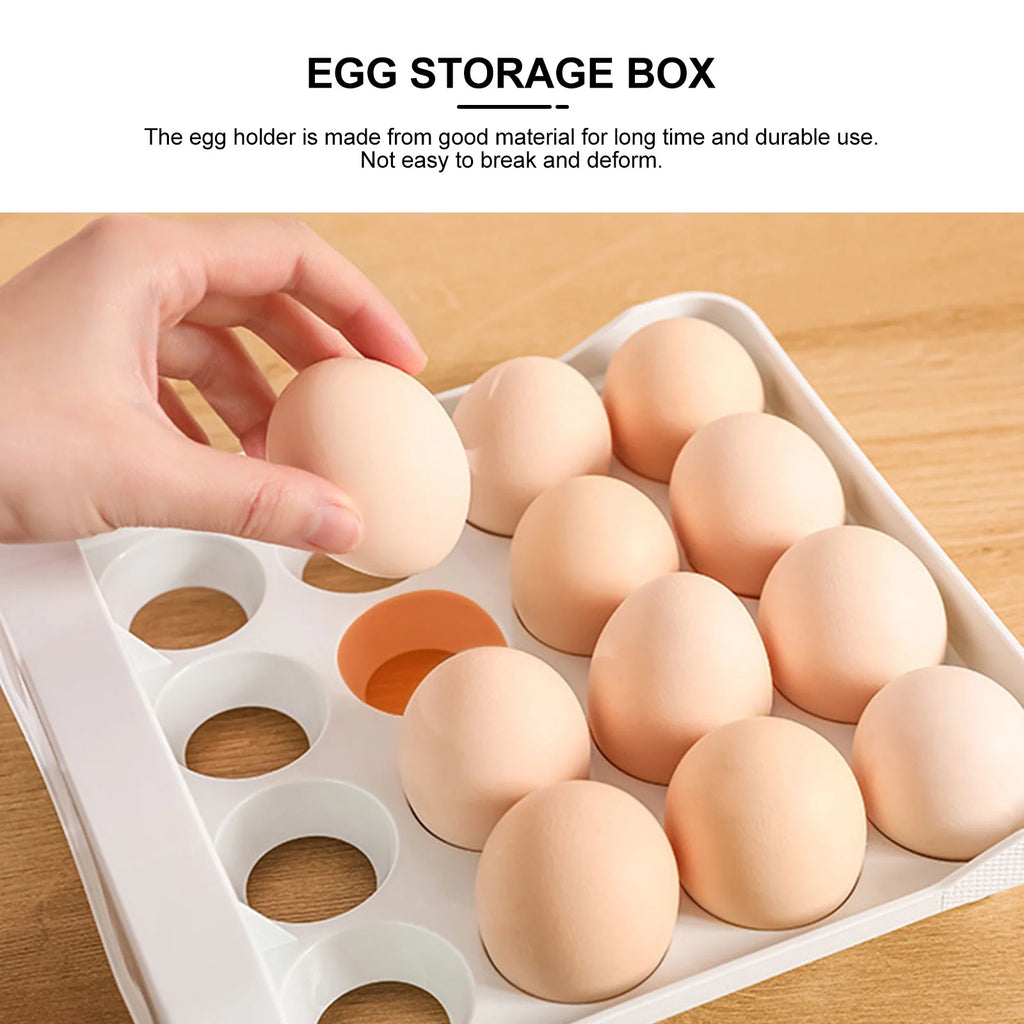Holder Decor Egg Storage Box Egg Storage Shelf 21.5x22.5x14cm Orange – Practical Home Organization for Flexible Room-to-Room Use