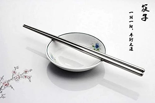 Stainless Steel Chopsticks Metal Reusable Dining Chopsticks 10 Pairs$$Home Decor Kitchen & Other – Durable Stainless Steel Construction for Flexible Room-to-Room Use