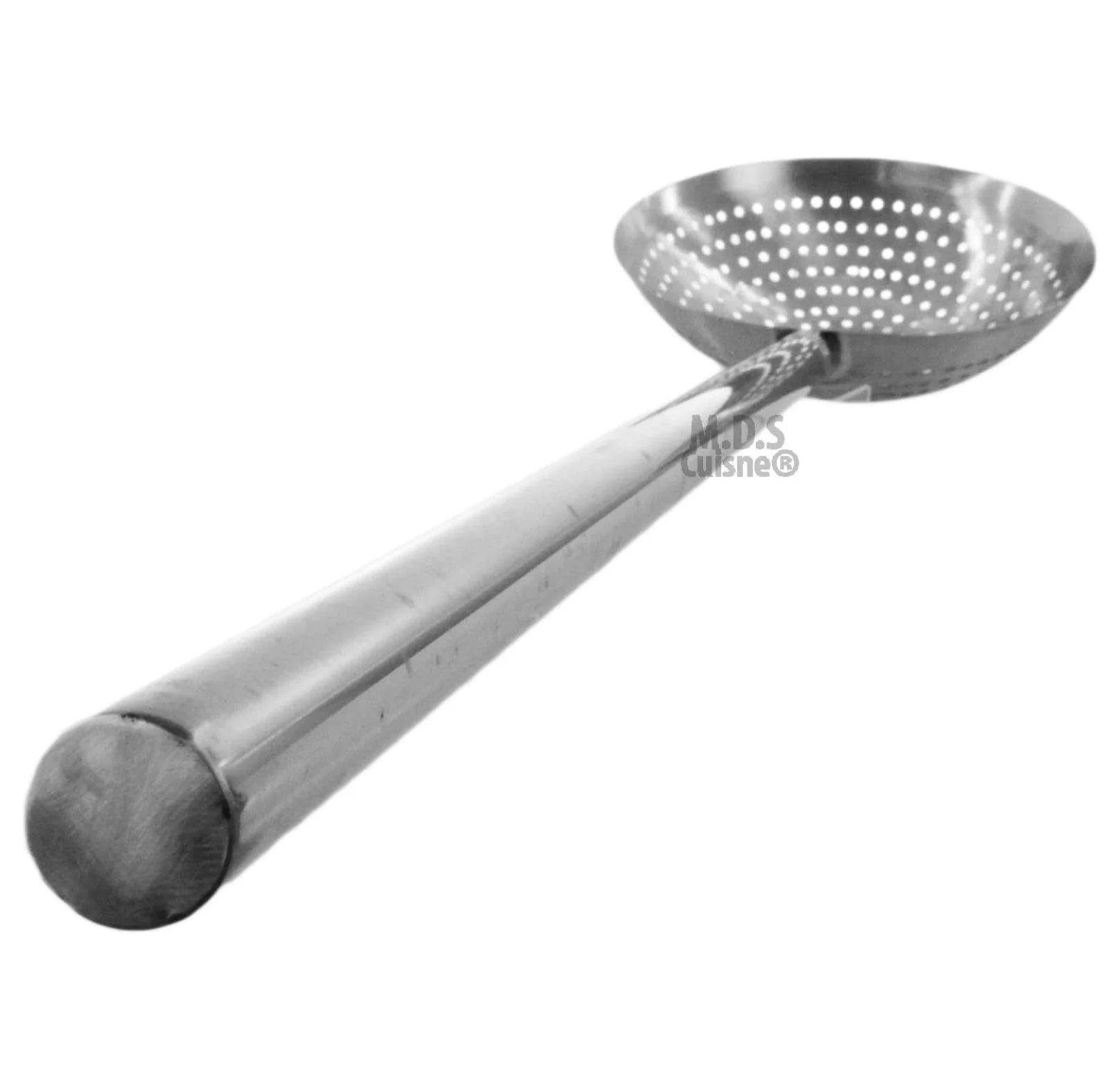 Stir Fry Skimmer Strainer 25" Stainless Steel Spider Ladle for Deep Frying Carnitas Chicken Shrimp - Long Handle Kitchen Tool – Convenient Carry Handles for Flexible Room-to-Room Use