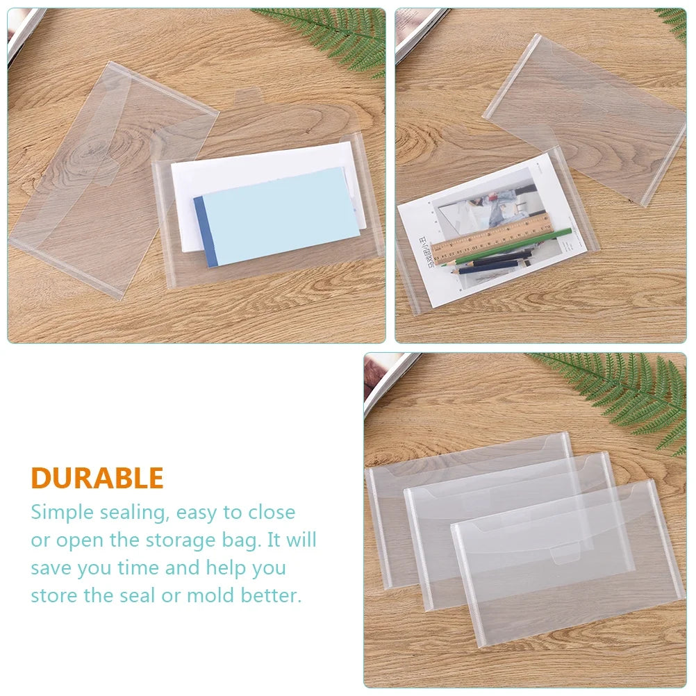 35 Pcs Storage Bins with Lids Transparent Bag Office – Secure Lid Design for Flexible Room-to-Room Use