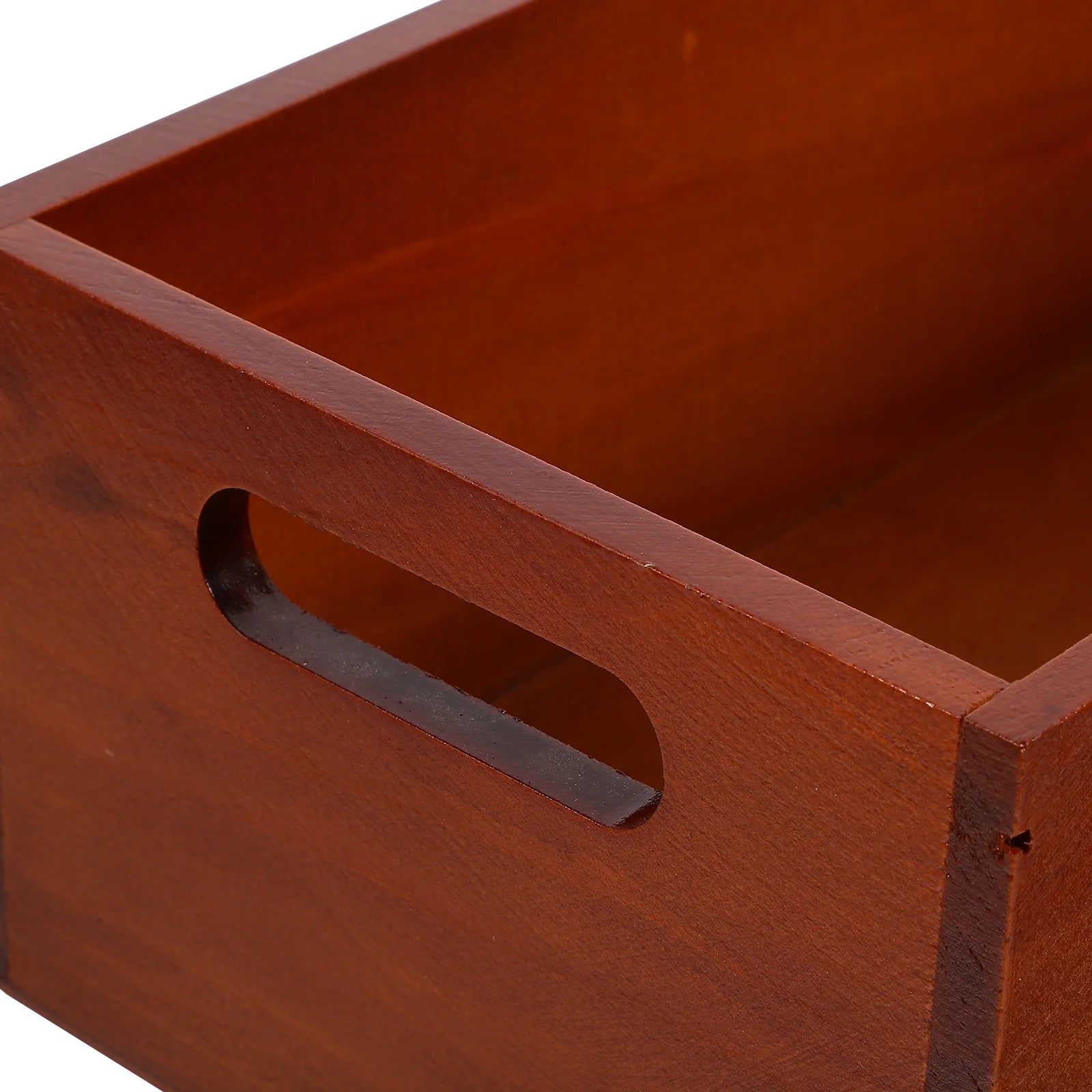 Monitor Stand Cube Storage Wooden Storage Box Office 26.00X16.00X11.00CM Brown – Natural-Look Construction for Flexible Room-to-Room Use