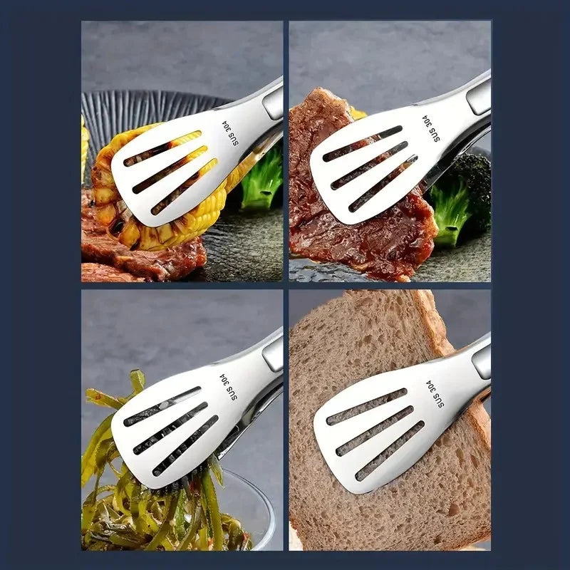 3 Pcs Stainless Steel Food Clips and Barbecue ForksSmallMediumLarge Three Size SetHigh Quality StructureMeat Salad Bread GrippersEssential Camping Kitchen Tools for Outdoor Tr – Durable Stainless Steel Construction for Flexible Room-to-Room Use