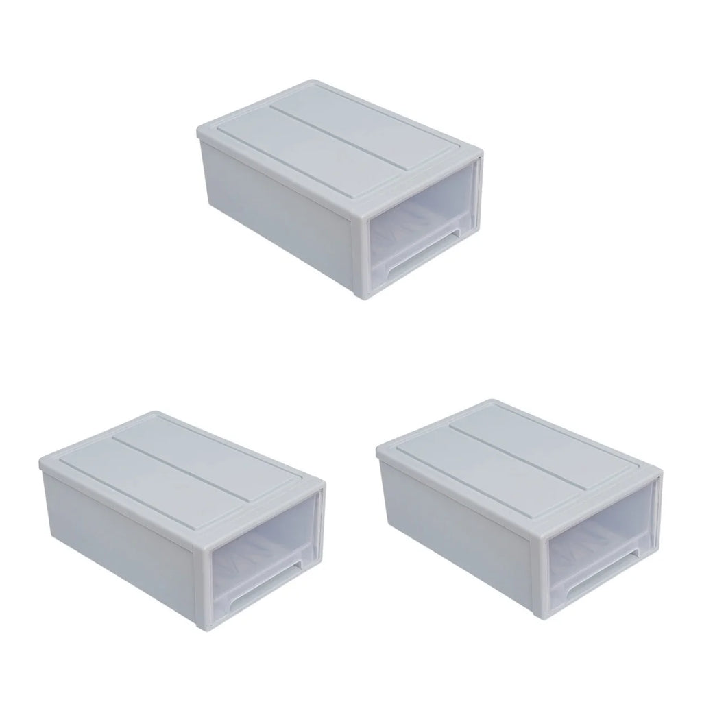 3pcs Drawer Clothes Storage Box Closet Storage Organizer Holder Box for Children Kids RoomNursery Playroom Blue – Everyday Household Format for Flexible Room-to-Room Use