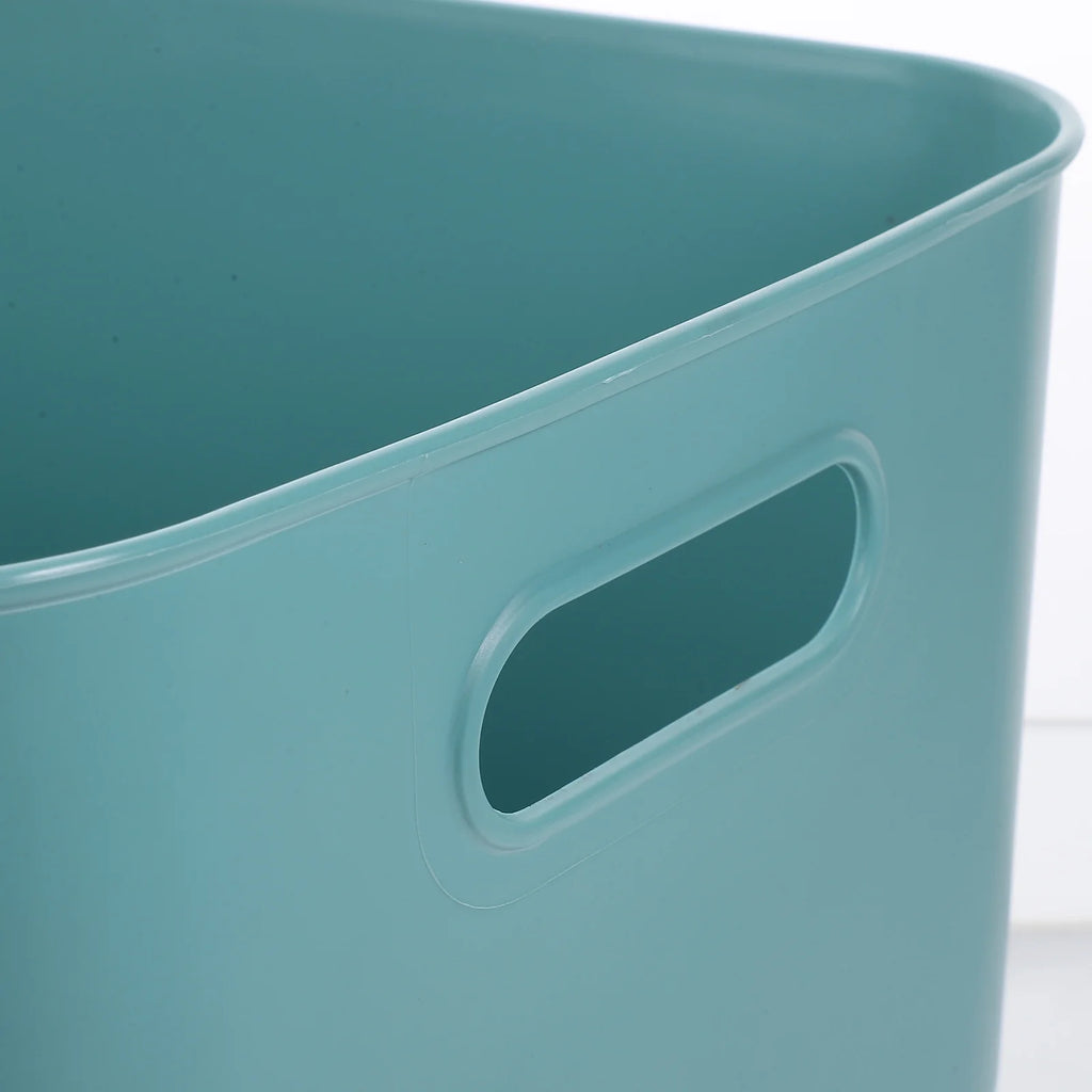 Extra Large with Lid Easy to Hold Storage Bin Office Box – Secure Lid Design for Flexible Room-to-Room Use