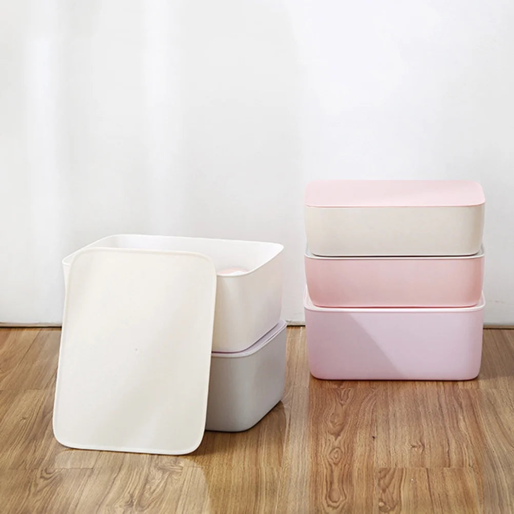 3pcs Underwear Storage Box Plastic Storage Basket Stackable Storage Container with 15-Compartment Divider for Bra Panties Socks(White) – Multiroom Organization Format for Flexible Room-to-Room Use
