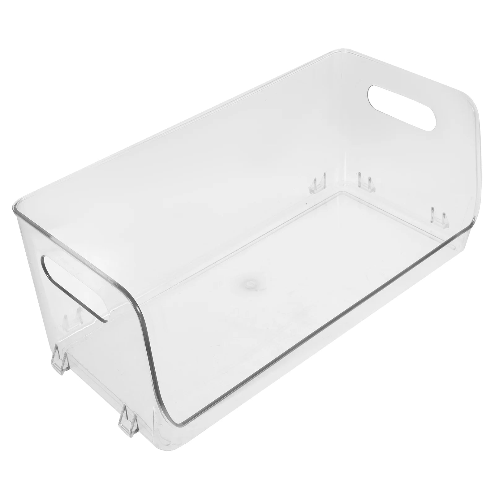 Snack Storage Box Shelf Clear Cosmetic Bin Organization Shelving – Clear-View Organization for Flexible Room-to-Room Use