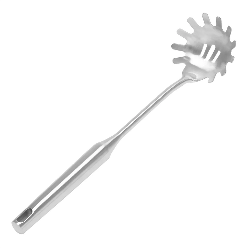 4 Pieces Stainless Steel Spaghetti Server Set Stainless Steel Spaghetti Pasta Tong Pasta Spoon Server Fork,2 x clip 2 x spoon,Silver – Durable Stainless Steel Construction for Flexible Room-to-Room Use