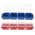 2 Pcs Screw and Nail Organizers Storage Parts Box – Convenient Multi-Piece Set for Flexible Room-to-Room Use
