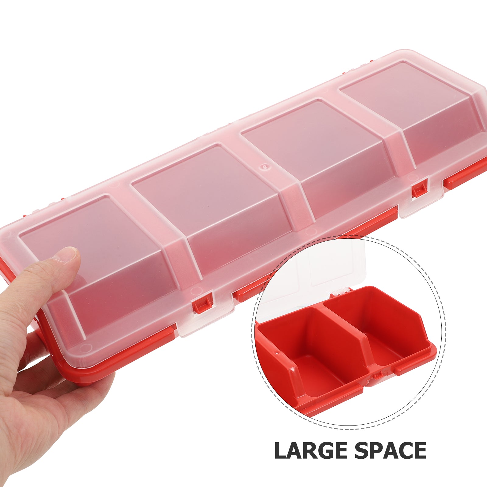 2 Pcs Screw and Nail Organizers Storage Parts Box – Convenient Multi-Piece Set for Flexible Room-to-Room Use
