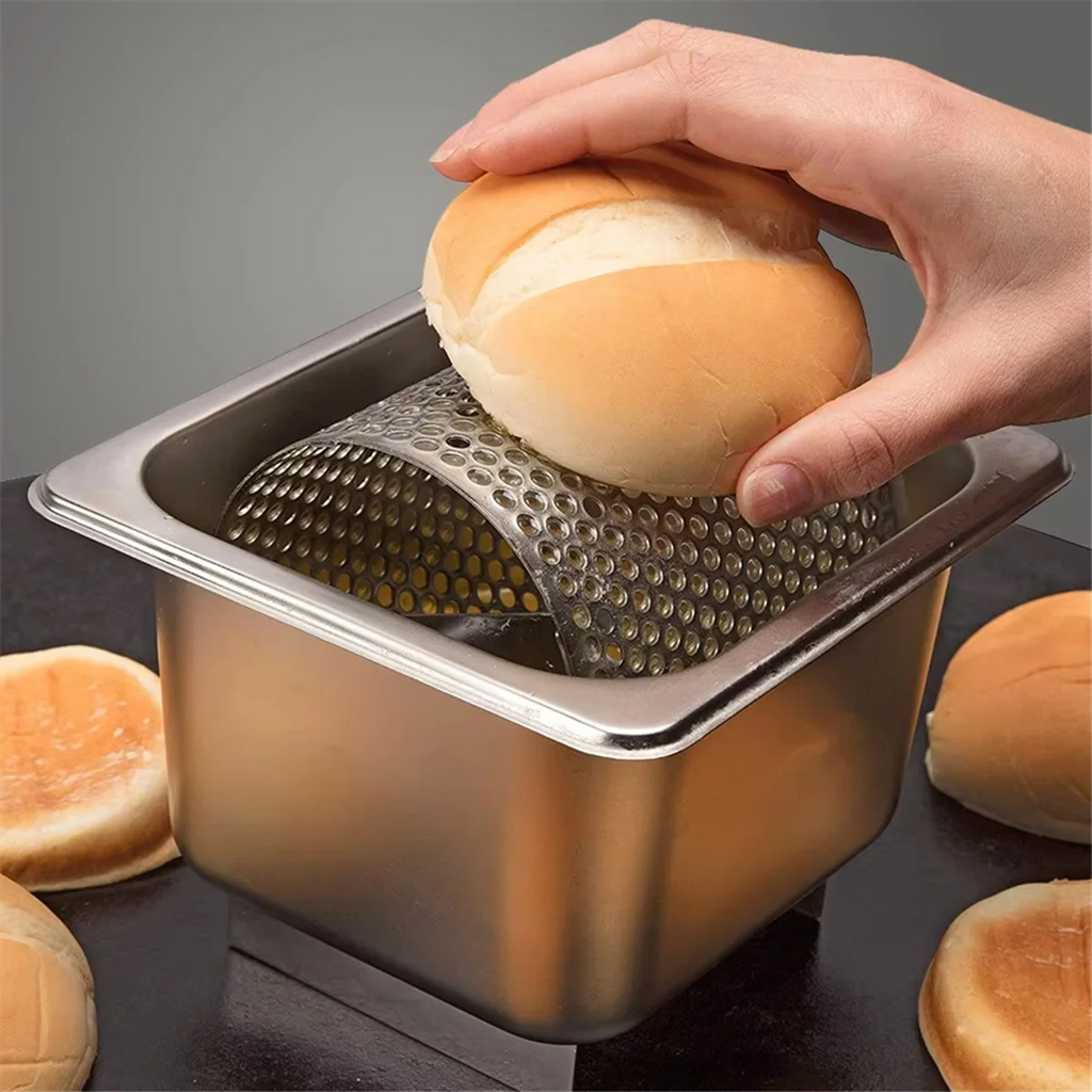 Stainless Steel Butter Wheel - Melted Dispenser for Even Spreading Essential Kitchen Gadget American Burgers – Durable Stainless Steel Construction for Flexible Room-to-Room Use