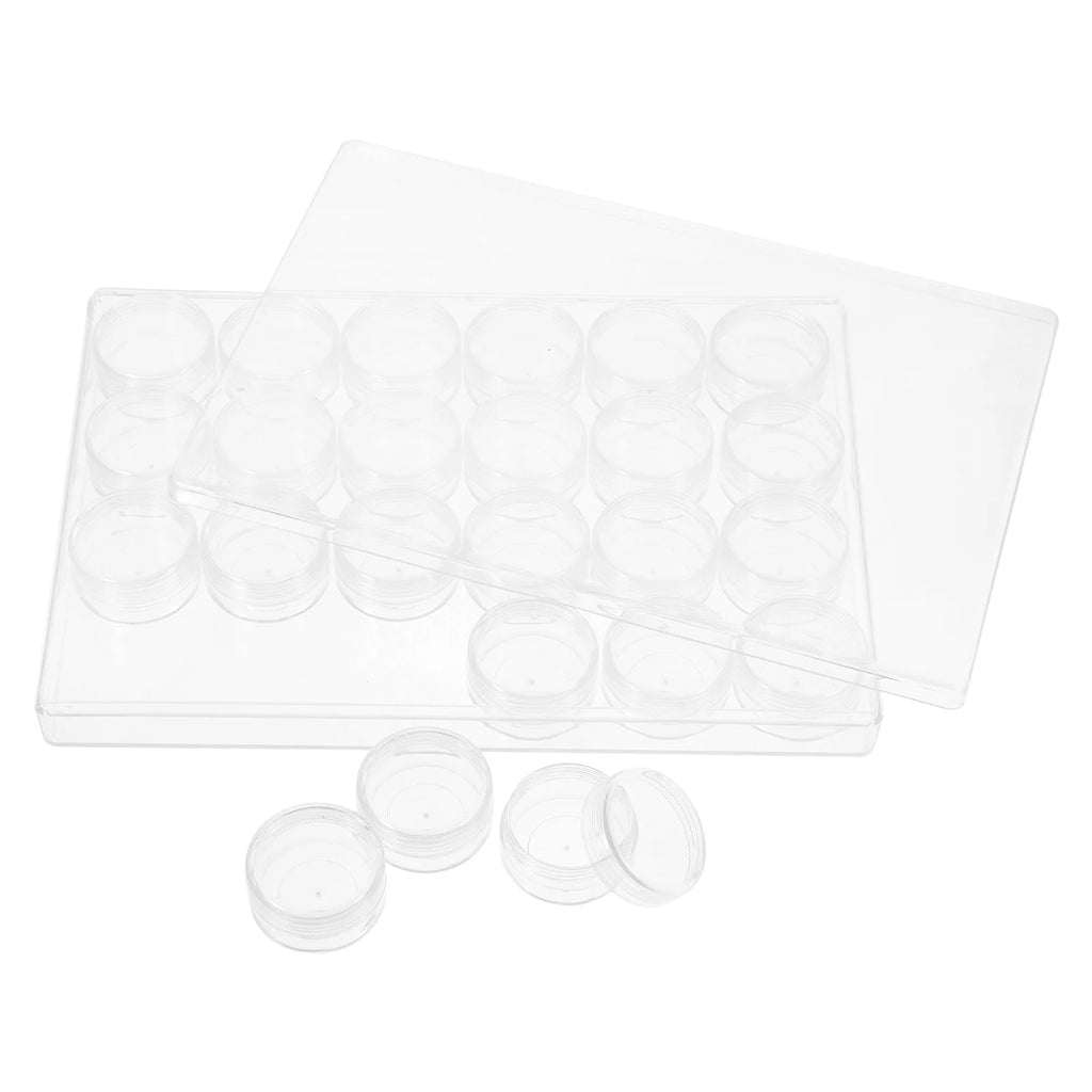 Closet Bead Organizers Storage Boxes 24X16cm Transparent – Clear-View Organization for Flexible Room-to-Room Use