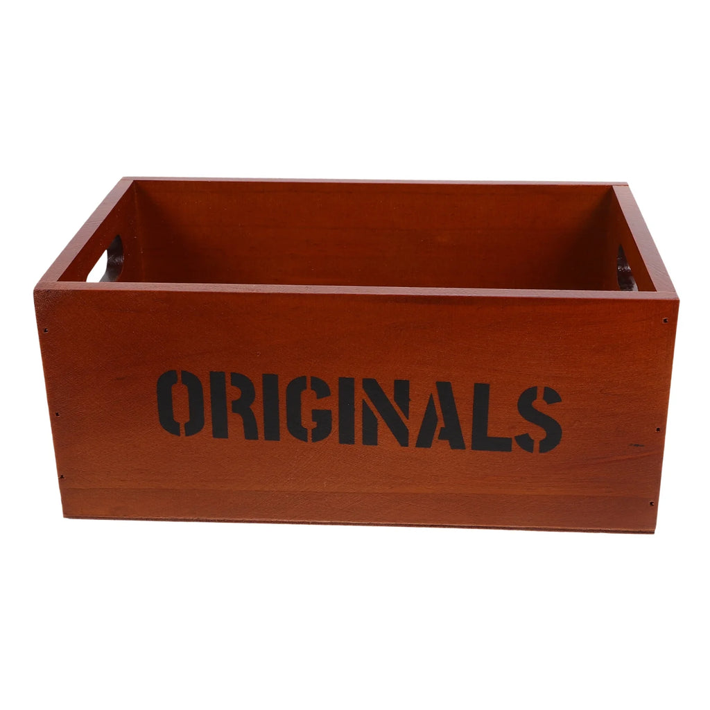 Monitor Stand Cube Storage Wooden Storage Box Office 26.00X16.00X11.00CM Brown – Natural-Look Construction for Flexible Room-to-Room Use