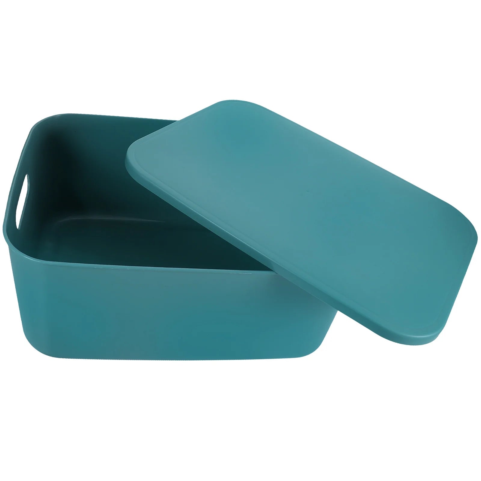 Extra Large with Lid Easy to Hold Storage Bin Office Box – Secure Lid Design for Flexible Room-to-Room Use