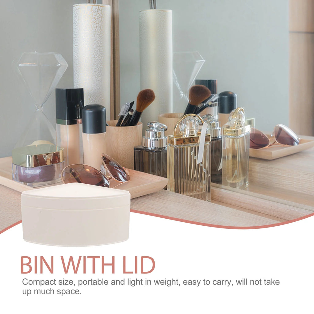 2 Pcs Storage Box Containers Bins Crate Office Trash Can White – Convenient Multi-Piece Set for Flexible Room-to-Room Use