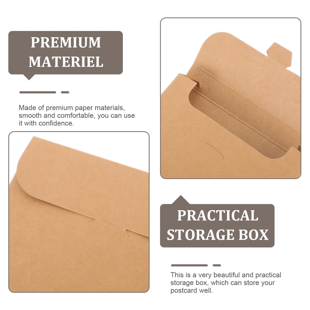 20 Boxes Storage Bins Postcard Organizer Packaging – Practical Home Organization for Flexible Room-to-Room Use