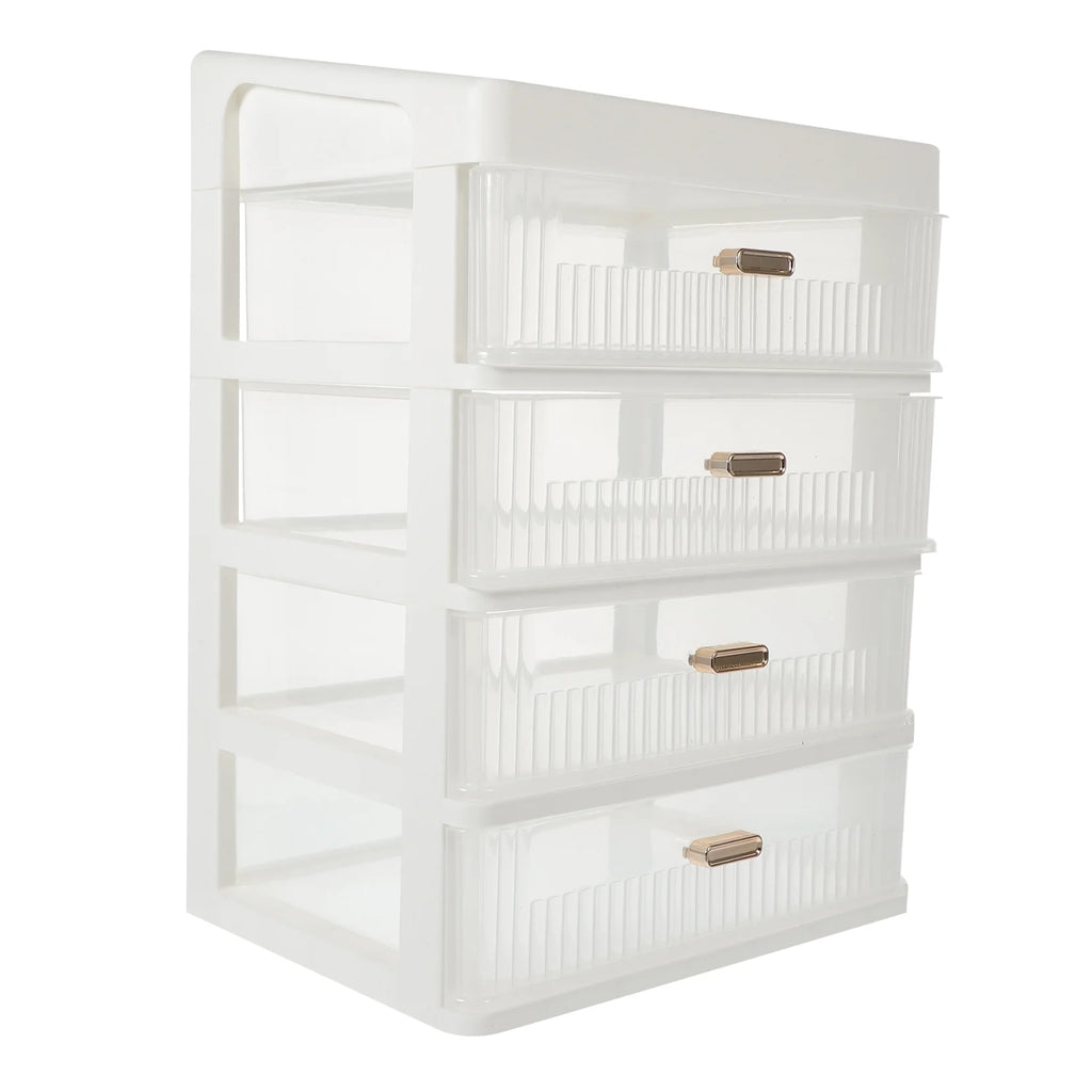 Skincare Desktop Storage Box 32.00X23.00X17.00CM White – Practical Home Organization for Flexible Room-to-Room Use