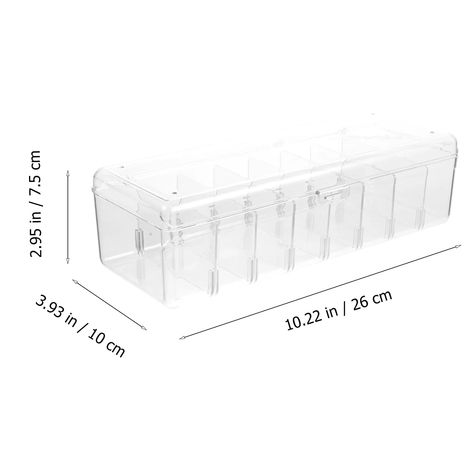 Card Game Business Cards Card Storage Box Travel 26X10X7.5CM Transparent – Clear-View Organization for Flexible Room-to-Room Use