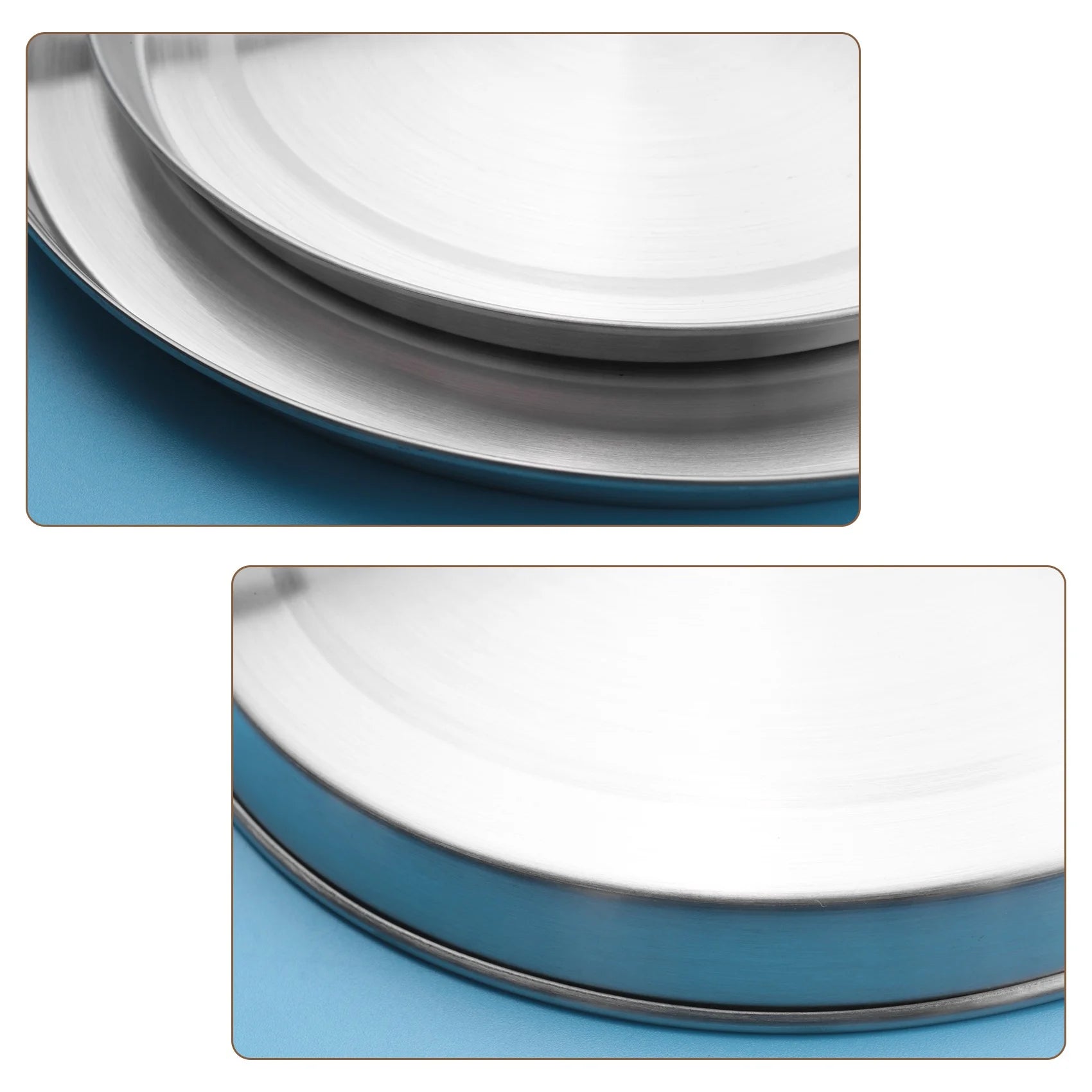 4Pcs Stainless Steel Hob Covers Stove Plate Top Cooker Protector Kit Set Utensils 17/21CM Kitchen Accessories – Durable Stainless Steel Construction for Flexible Room-to-Room Use